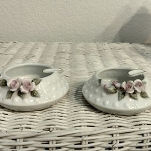 Lefton China ashtray (2) made in England